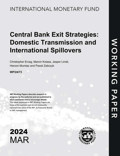 Book cover of Central Bank Exit Strategies Domestic Transmission and International Spillovers