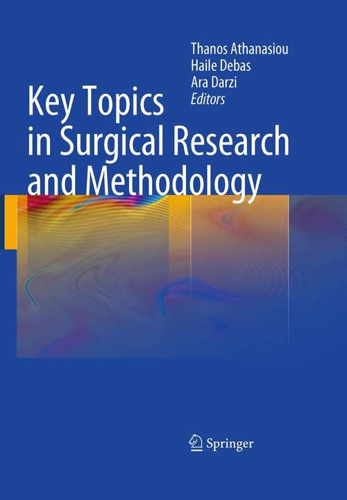 Book cover of Key Topics in Surgical Research and Methodology