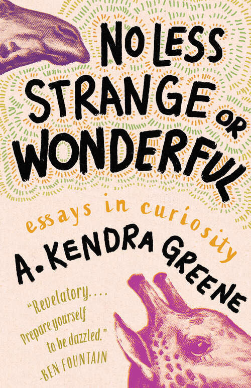 Book cover of No Less Strange or Wonderful: Essays