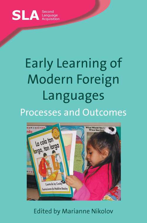 Book cover of Early Learning of Modern Foreign Languages