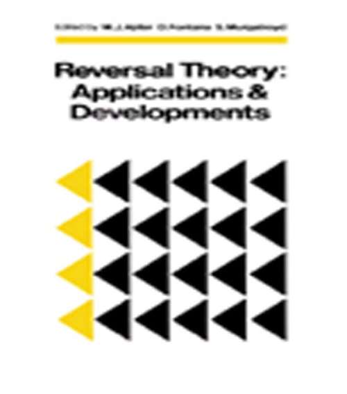 Book cover of Reversal Theory: Applications and Development