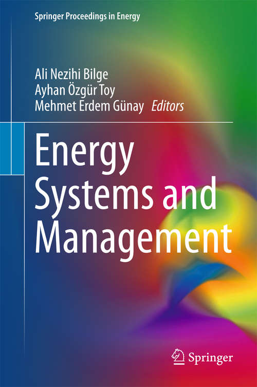 Book cover of Energy Systems and Management