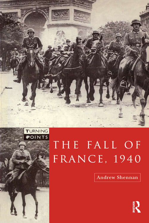Book cover of The Fall of France 1940