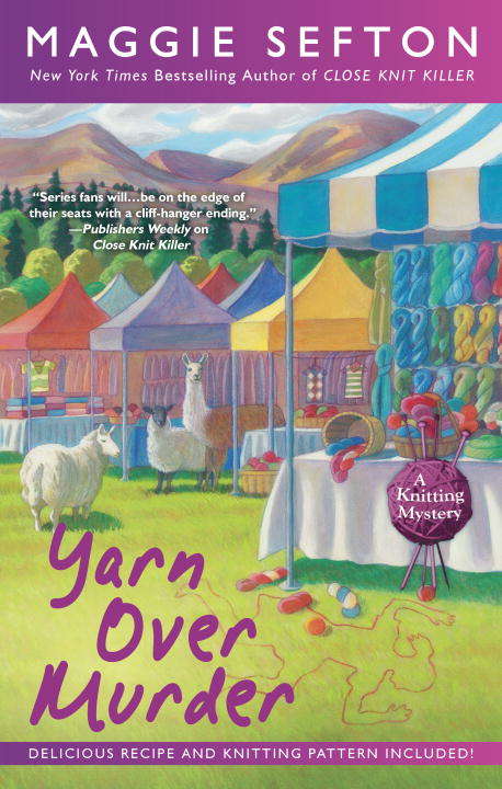 Book cover of Yarn Over Murder (A Knitting Mystery #12)