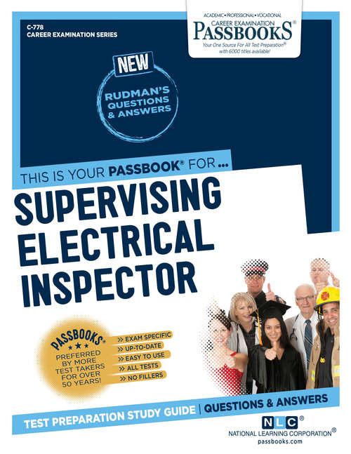 Book cover of Supervising Electrical Inspector: Passbooks Study Guide (Career Examination Series)