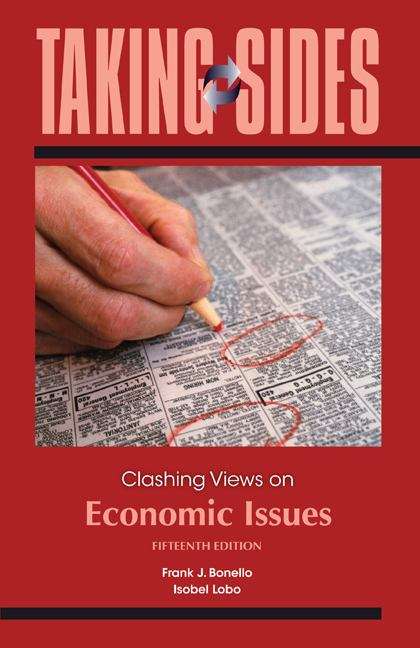 Book cover of Taking Sides: Clashing Views on Economic Issues