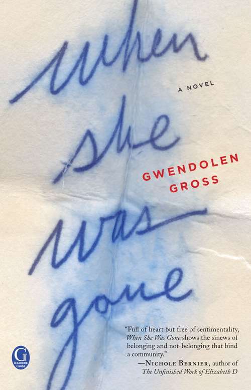 Book cover of When She Was Gone
