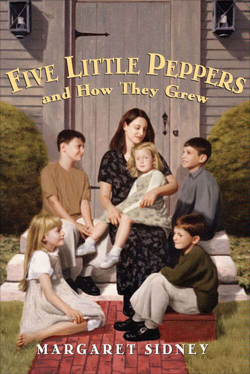 Book cover of Five Little Peppers and How They Grew: Large Print