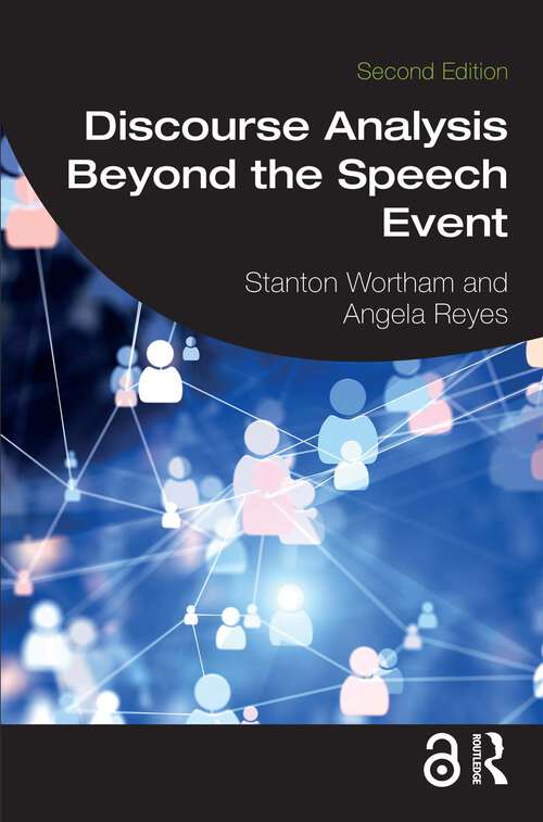Book cover of Discourse Analysis Beyond the Speech Event (2)