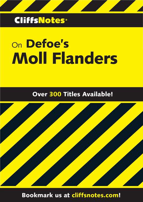 Book cover of CliffsNotes on Defoe's Moll Flanders