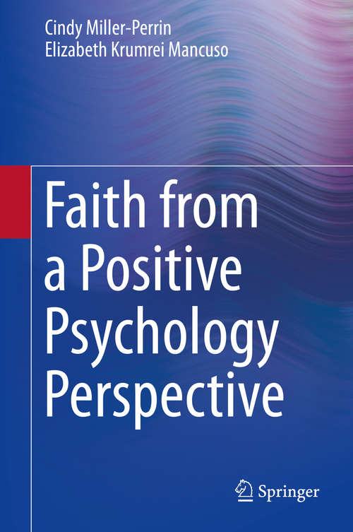Book cover of Faith from a Positive Psychology Perspective