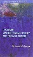 Book cover of Essays on Macroeconomic Policy and Growth in India
