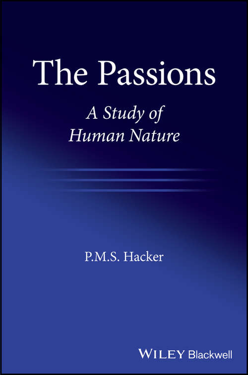 Book cover of The Passions: A Study of Human Nature
