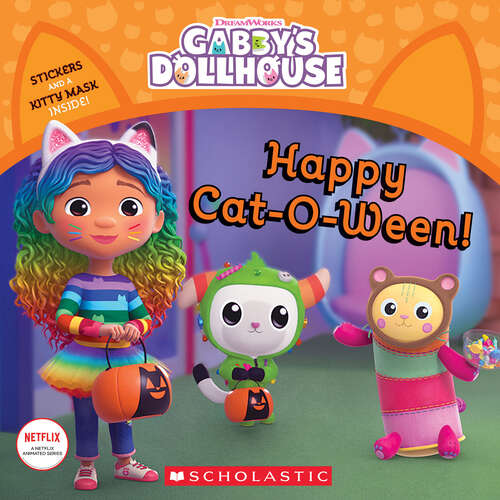 Book cover of Happy Cat-O-Ween! (Gabby's Dollhouse Storybook) (Media tie-in)