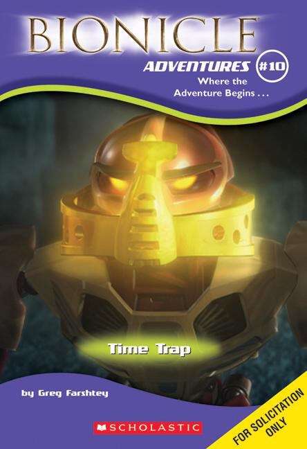 Book cover of Time Trap (Bionicle Adventures #10)