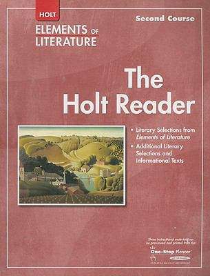 Book cover of Holt Elements of Literature®, Second Course, The Holt Reader