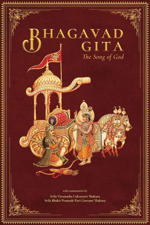 Book cover of Bhagavad Gita: The Song of God
