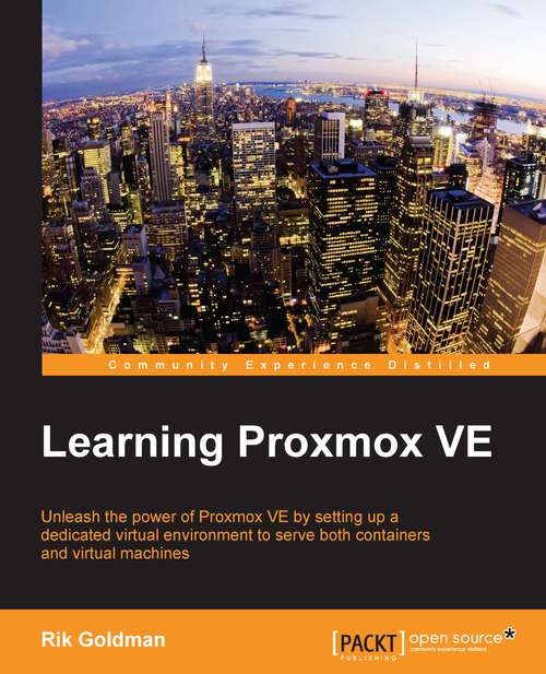 Book cover of Learning Proxmox VE