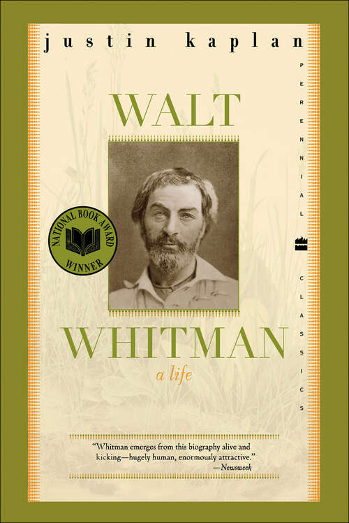 Book cover of Walt Whitman: A Life