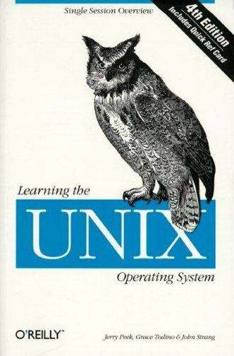 Book cover of Learning the UNIX Operating System, 4th Edition