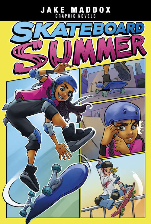 Book cover of Skateboard Summer (Jake Maddox Graphic Novels)
