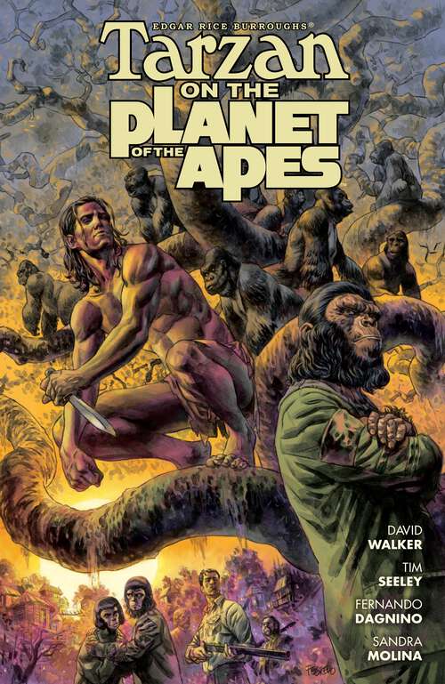 Book cover of Tarzan on the Planet of the Apes