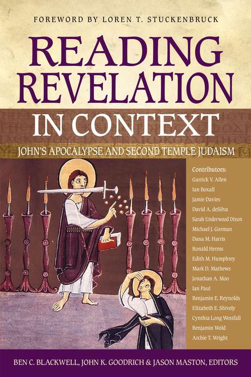 Book cover of Reading Revelation in Context: John's Apocalypse and Second Temple Judaism