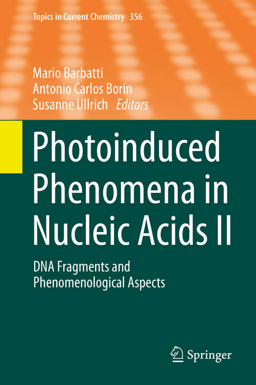 Book cover of Photoinduced Phenomena in Nucleic Acids II