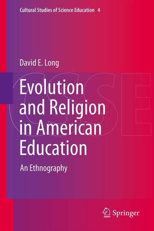 Book cover of Evolution and Religion in American Education