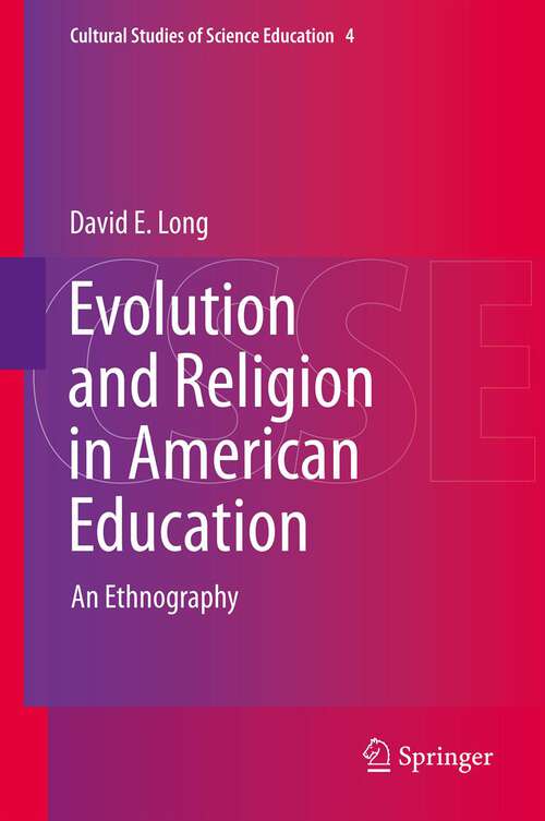 Book cover of Evolution and Religion in American Education