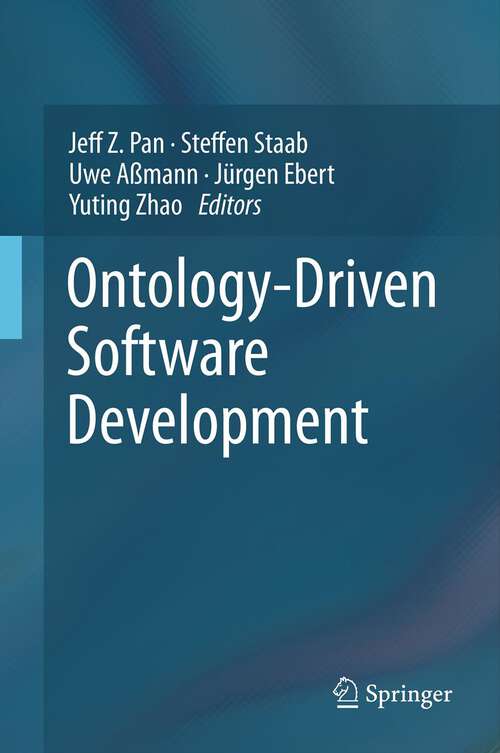 Book cover of Ontology-Driven Software Development