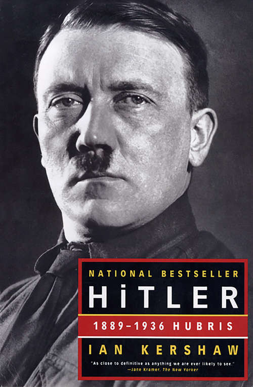 Book cover of Hitler: 1889-1936 Hubris