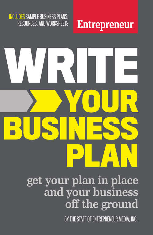 Book cover of Write Your Business Plan