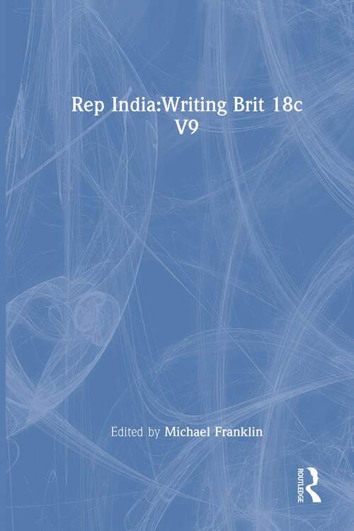 Representing India: Volume iX