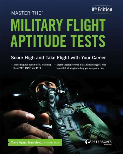Book cover of Master the Military Flight Aptitude Tests