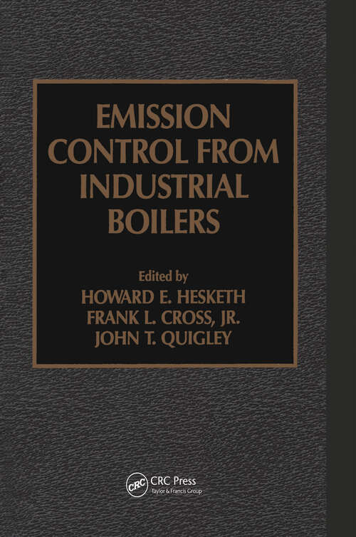 Book cover of Emission Control from Industrial Boilers (1)