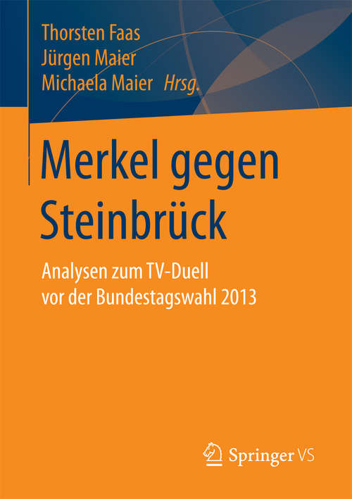 Book cover of Merkel gegen Steinbrück