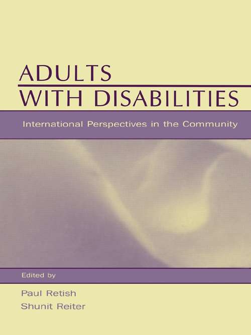 Adults With Disabilities: international Perspectives in the Community
