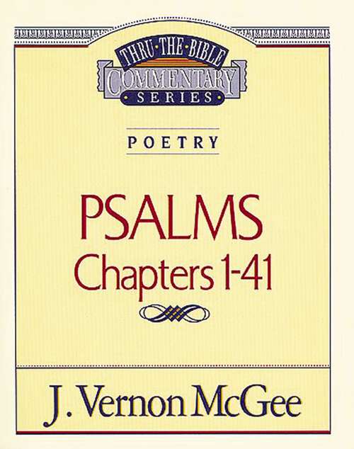 Book cover of Psalms I: Poetry (Thru the Bible #17)