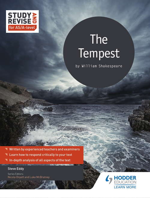 Book cover of Study and Revise: The Tempest for AS/A-level