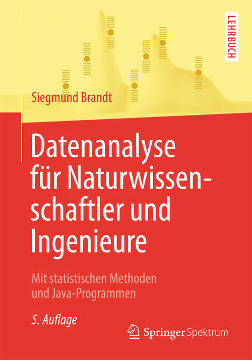 Book cover of Datenanalyse für Naturwissenschaftler und Ingenieure