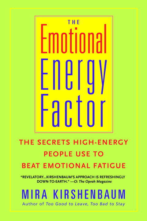 Book cover of The Emotional Energy Factor: The Secrets High-Energy People Use to Beat Emotional Fatigue