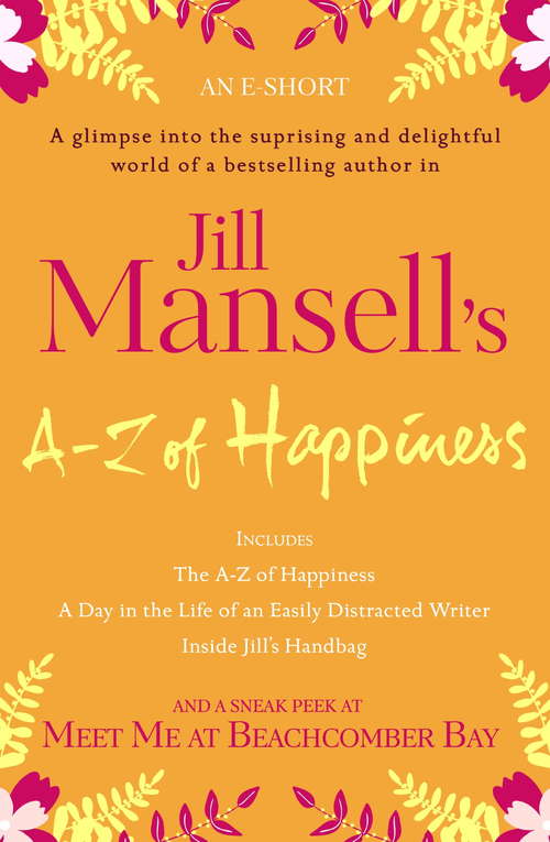 Book cover of Jill Mansell's A-Z Of Happiness (A free e-short)