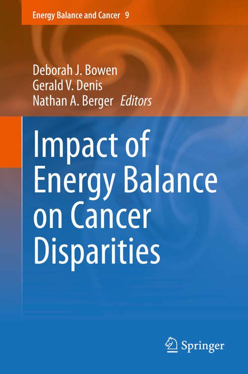 Book cover of Impact of Energy Balance on Cancer Disparities