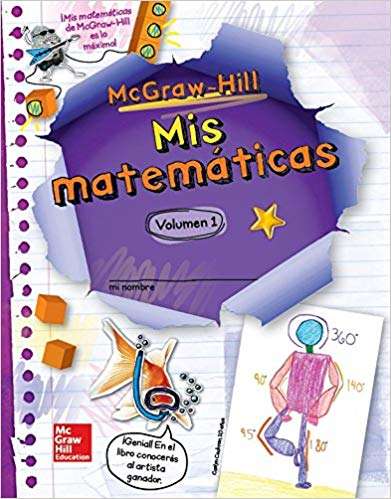 Book cover of McGraw-Hill My Math, Grade 5, Spanish Student Edition, Volume 1 (Elementary Math Connects)