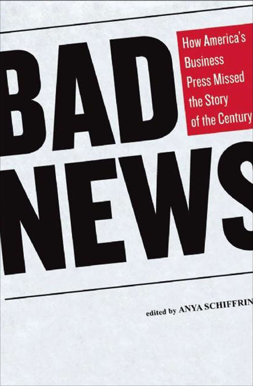 Book cover of Bad News