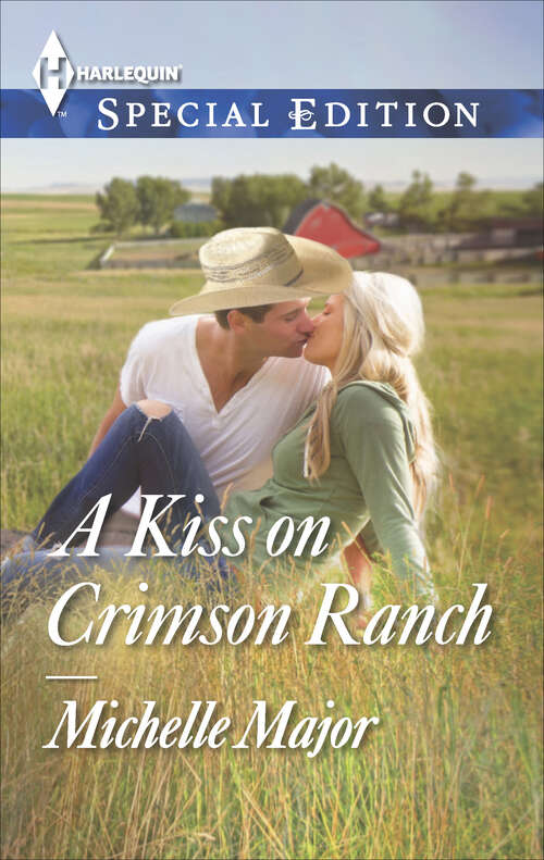 Book cover of A Kiss on Crimson Ranch (Crimson, Colorado)