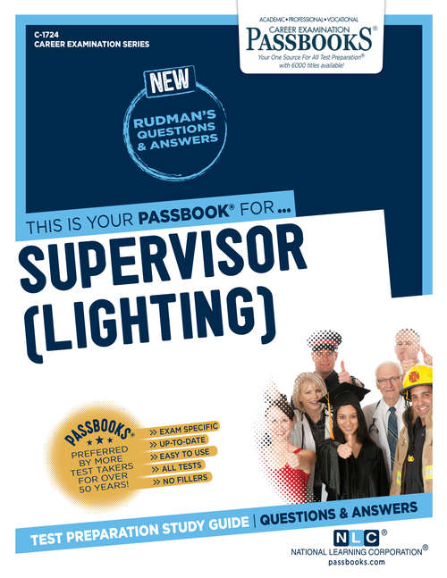 Book cover of Supervisor (Lighting): Passbooks Study Guide (Career Examination Series: C-3510)