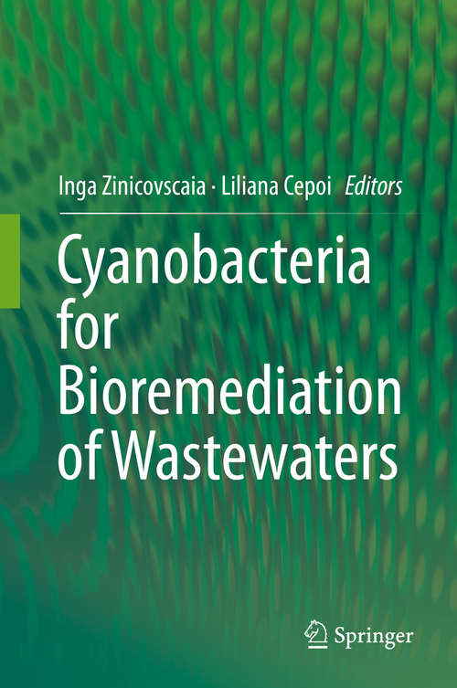 Book cover of Cyanobacteria for Bioremediation of Wastewaters