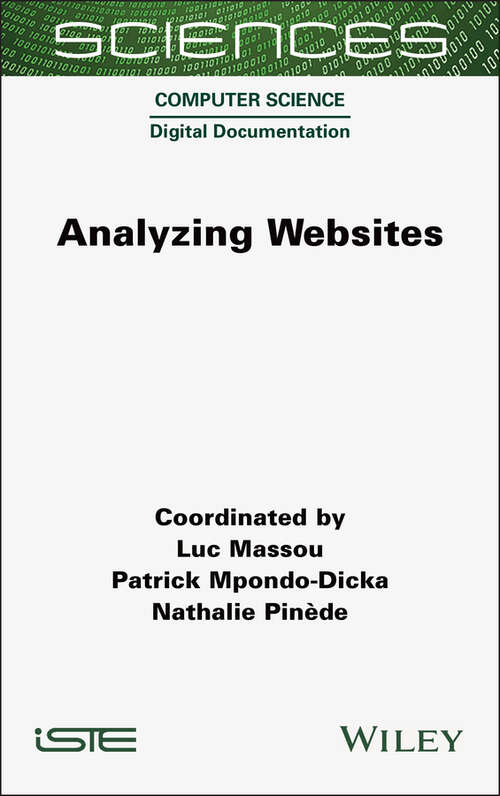 Book cover of Analyzing Websites